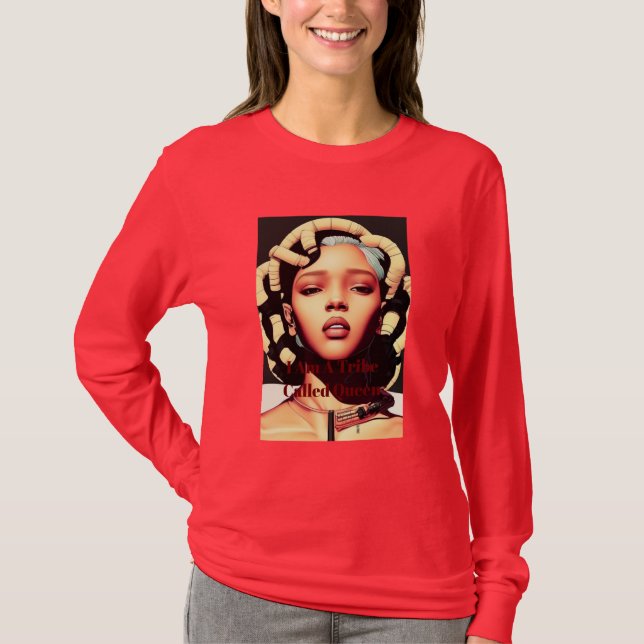 T-shirt Je Suis Une Tribu Appelée Reine (Devant)