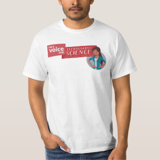 T-shirt Je suis une voix pour la technologie et la science