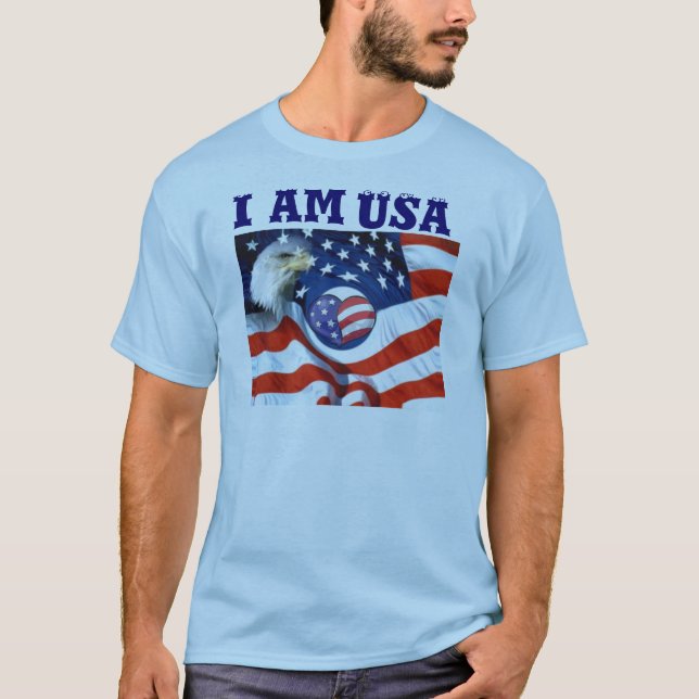 T-shirt Je Suis, USA_ (Devant)