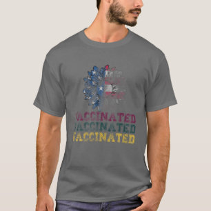 T-shirt Je Suis Vacciné Juillet 4 Pharmacien Médecin Infir