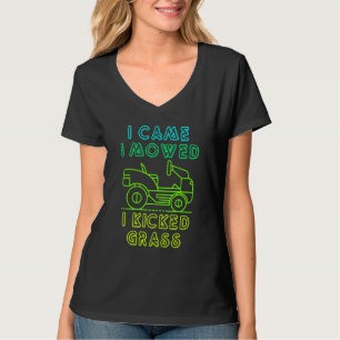 T-shirt Je Suis Venu Je Me Suis Donné J'Ai Tiré De L'Herbe