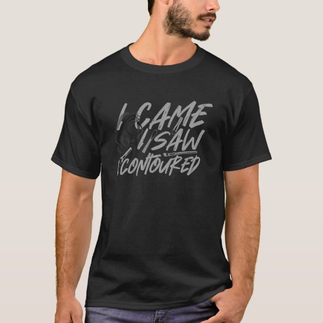 T-shirt Je Suis Venu Voir Que J'Avais Fait Une Visite Pour (Devant)