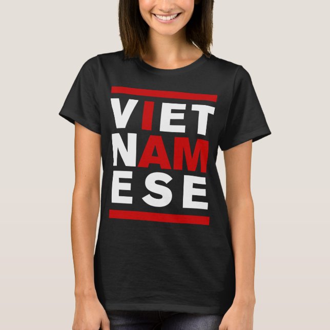 T-SHIRT JE SUIS VIETNAMAIS (Devant)