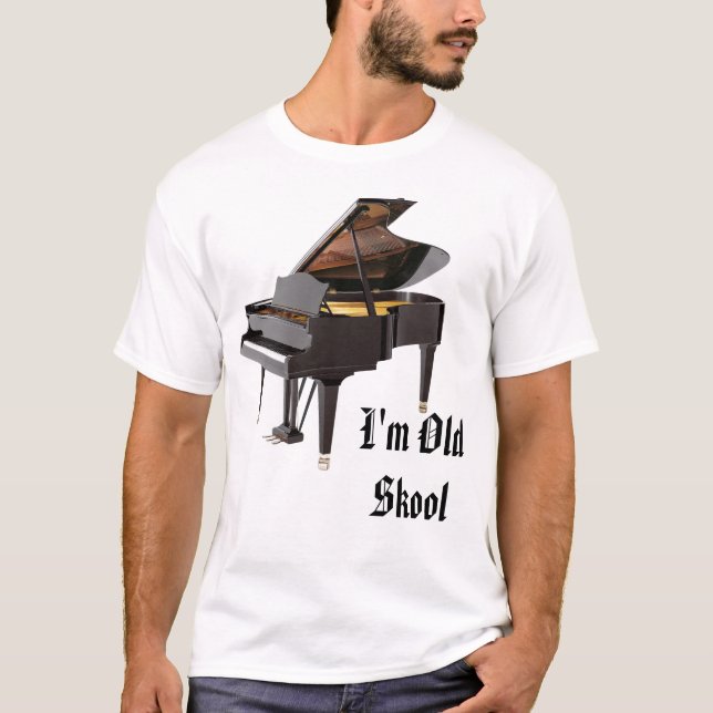 T-shirt Je suis vieux Skool (Devant)