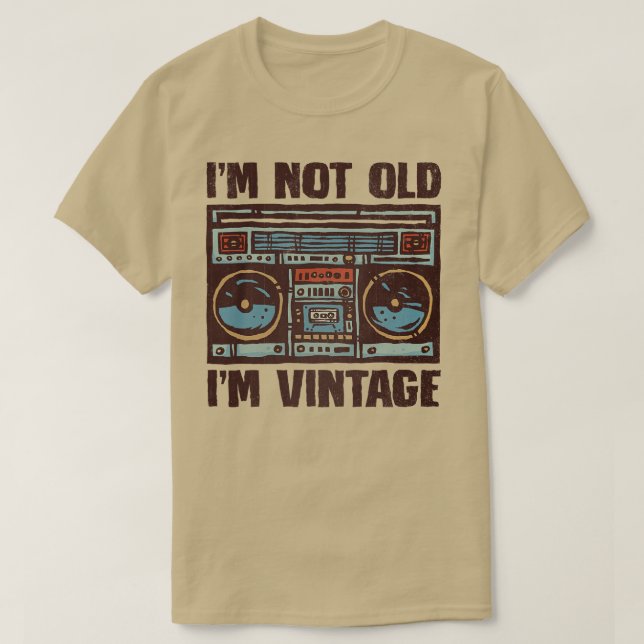 T-shirt Je suis Vintage 1 (Design devant)