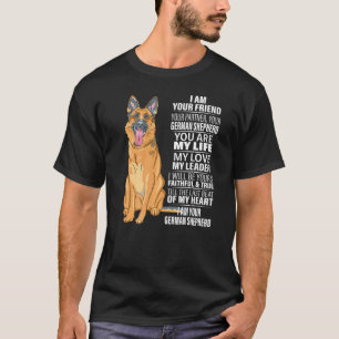 T-shirt Je Suis Votre Ami Votre Partenaire Votre Berger Al