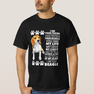 T-shirt Je suis votre ami votre partenaire votre chien Bea