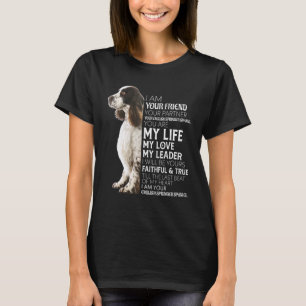 T-shirt Je Suis Votre Ami Votre Partenaire Votre Springe A