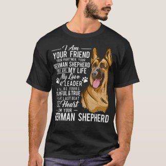T-shirt Je Suis Votre Berger Allemand