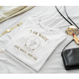 T-shirt Je suis vraiment magique, message stimulant