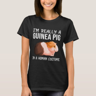 T-shirt Je Suis Vraiment Un Cochon De Guinée Dans Un Homm