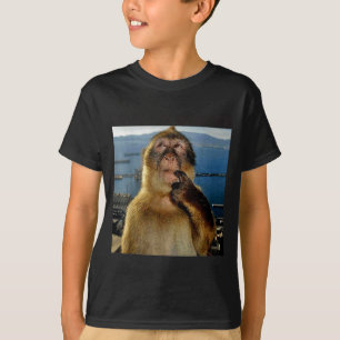 T-shirt Je suis Wait Goated Thinking Monkey Meme