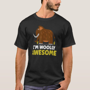 T-shirt Je suis Wooly Awesome mignon garçons filles Mammot