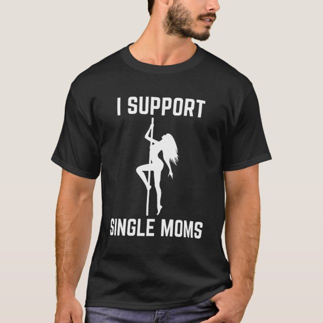 T-shirt Je supporte les masques uniques Offensive Rude Par (Devant)
