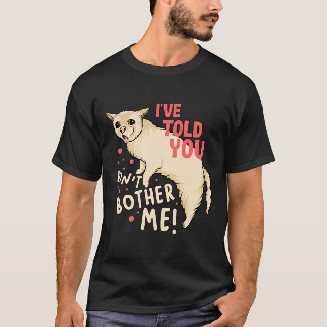 T-shirt Je t'ai dit de ne pas me fraterniser ! (Devant)