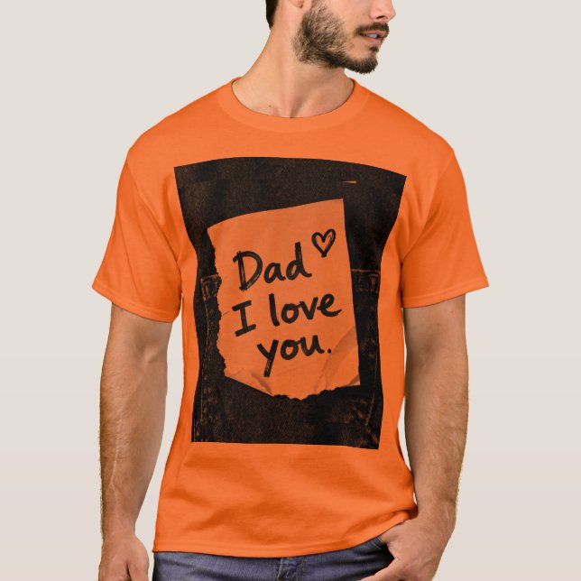 T-shirt Je t'ai papa (Devant)
