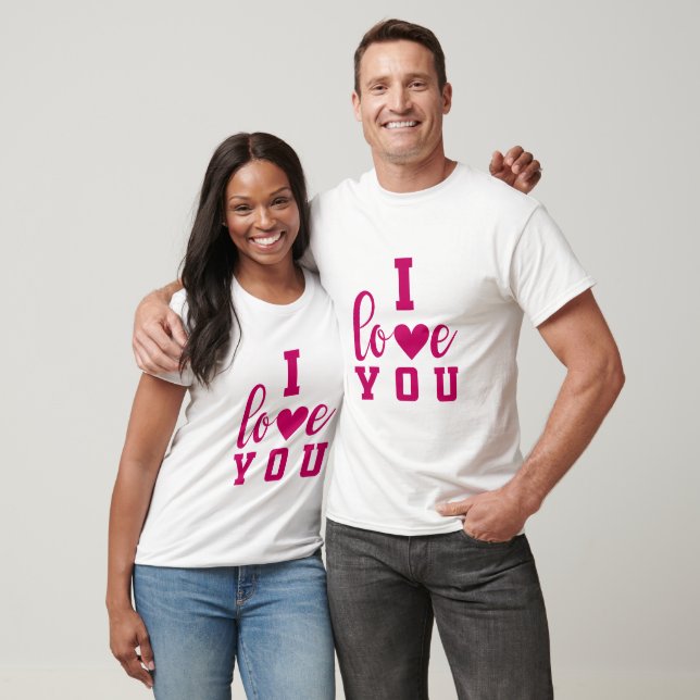 T-shirt Je t'aime (Unisexe)