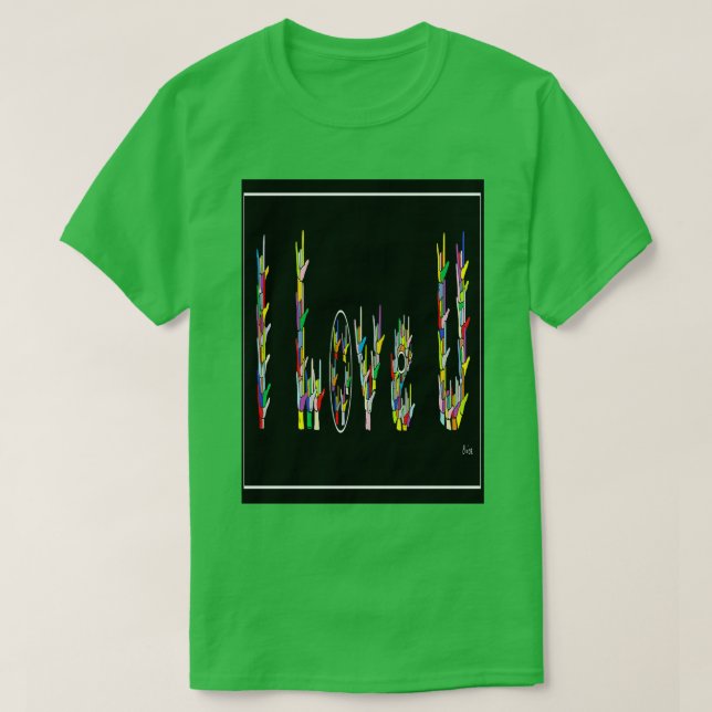 T-SHIRT JE T'AIME (Design devant)