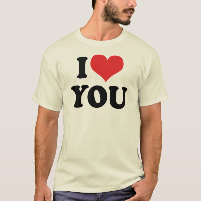 T-shirt "Je t'aime" (Devant)