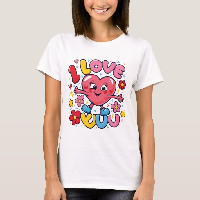 T-shirt Je T'Aime (Devant)