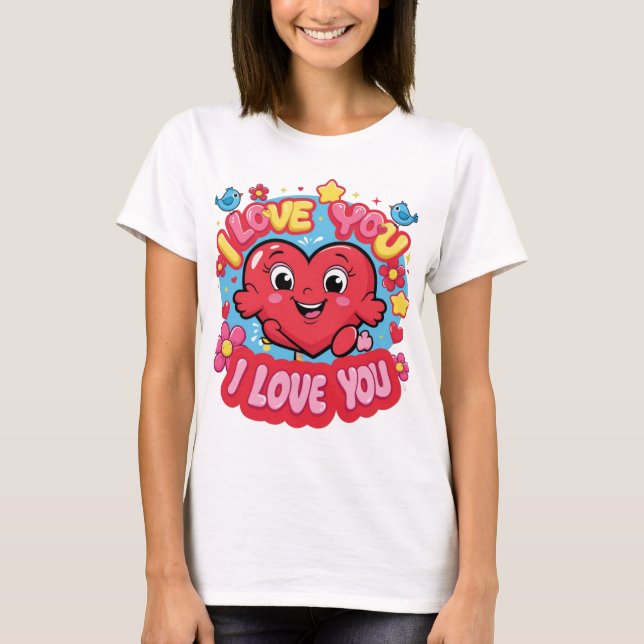 T-shirt Je T'Aime (Devant)