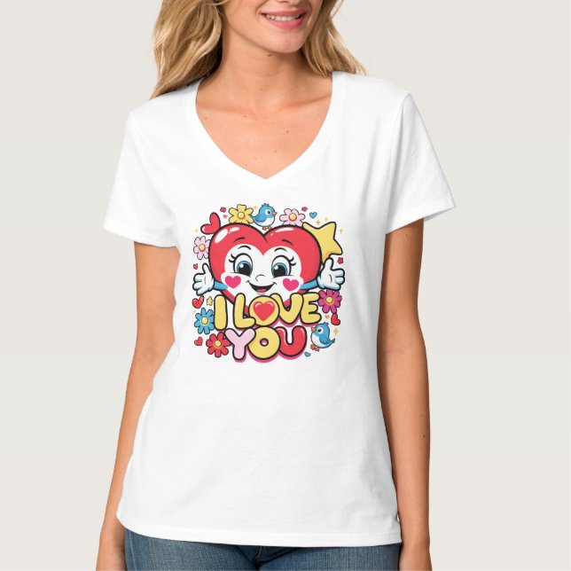T-shirt Je T'Aime (Devant)