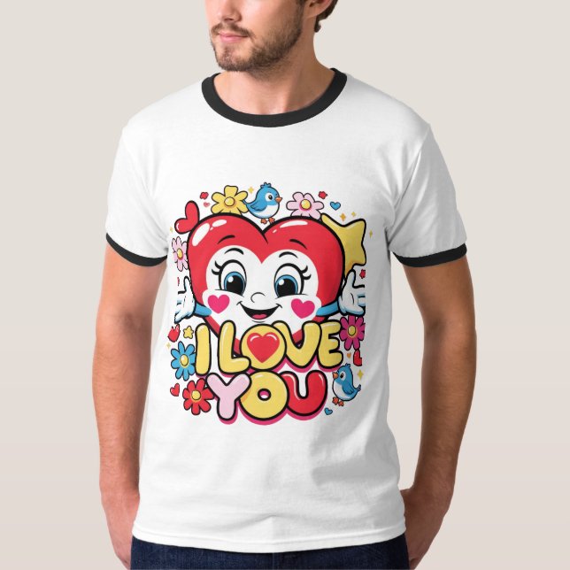 T-shirt Je T'Aime (Devant)