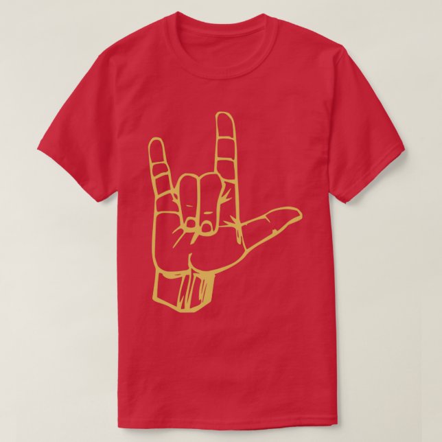 T-shirt Je t'aime 10 (Design devant)