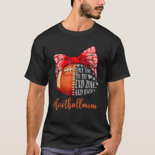 T-shirt Je T'Aime À La Zone Finale Et À La Mère De Footbal