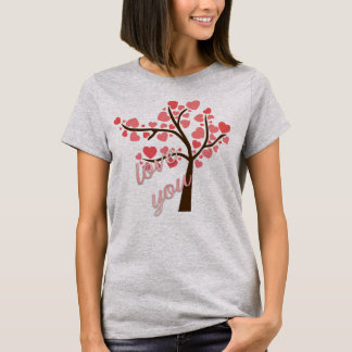 T-shirt Je T'Aime Arbre