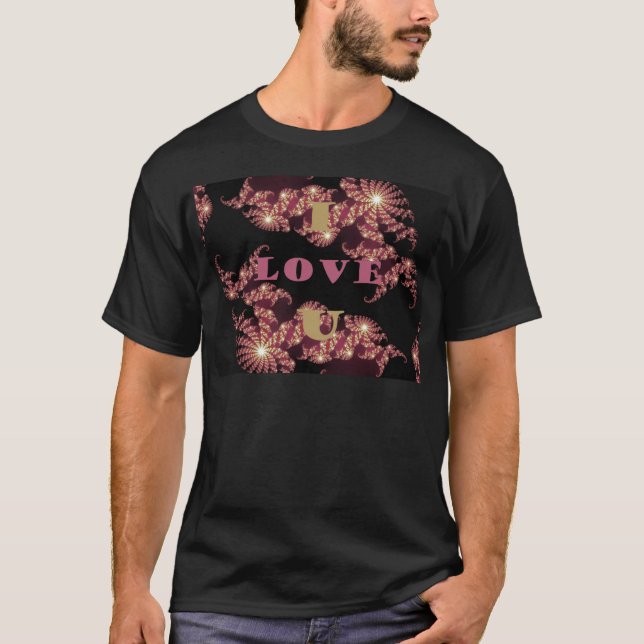 T-shirt Je T'Aime Chérie (Devant)
