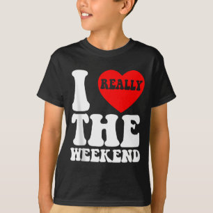 T-shirt Je T'aime Heart Week-end Drôle Camping Couple Cade
