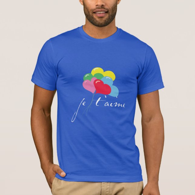 T-shirt Je' taime (Je t'aime) (Devant)