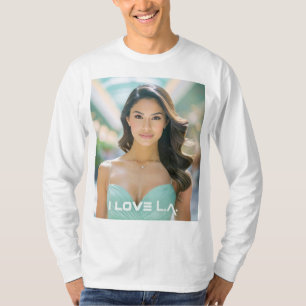 T-SHIRT JE T'AIME LA - LOS ANGELES - AMOUR DES ÉTATS-UNIS