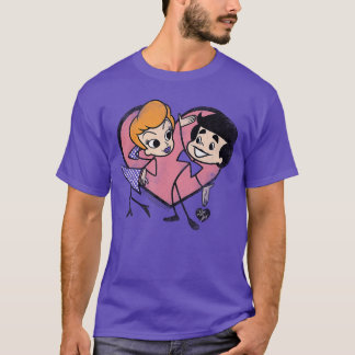 T-shirt Je t'aime Lucy Dessin animé fille amour