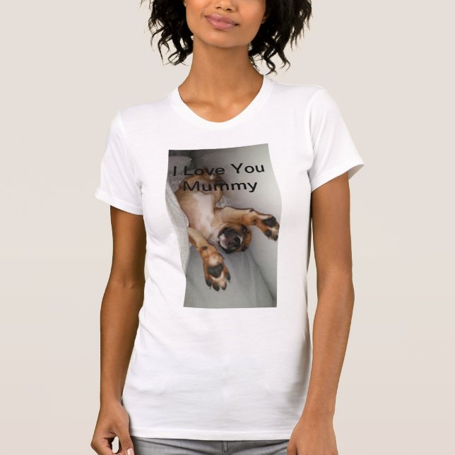 T-shirt Je t'aime maman (Devant)