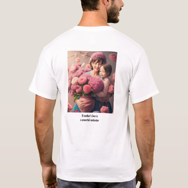 T-shirt Je t'aime maman (Dos)