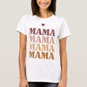 T-shirt Je t'aime maman, cadeau de fête des mères, cadeau