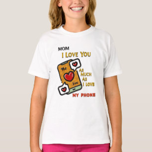 T-shirt Je T'Aime Maman Fun Humoristique
