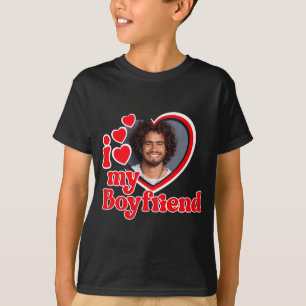 T-shirt Je T'aime Mon Petit Ami Photo T Shirt Sur Mesure_1