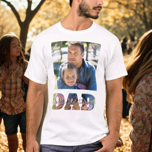 T-shirt Je t'aime papa Citer père Customisé et fille