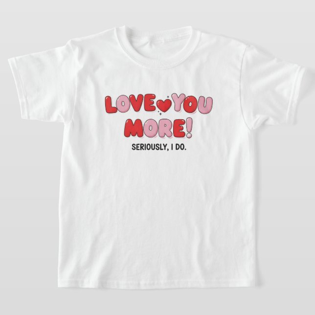T-shirt Je t'aime plus (Sérieusement je le fais) (Poser)