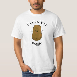 T-shirt Je T'Aime Pomme De Terre