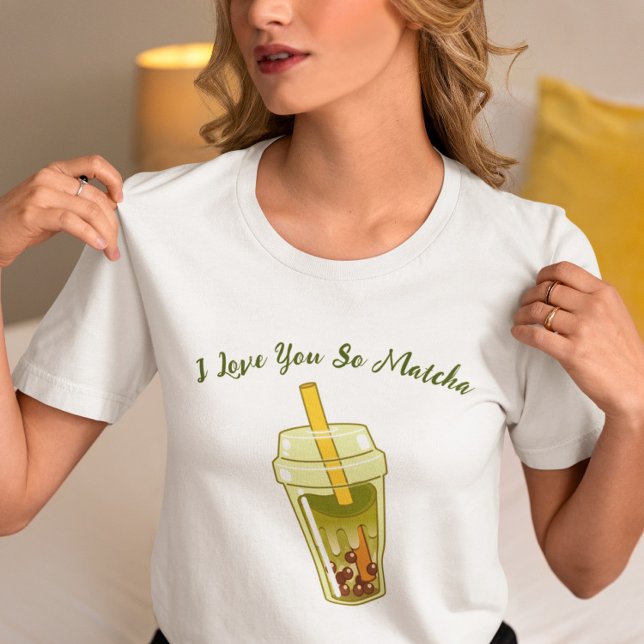 T-shirt Je t'aime tellement Matcha, matcha (Créateur téléchargé)