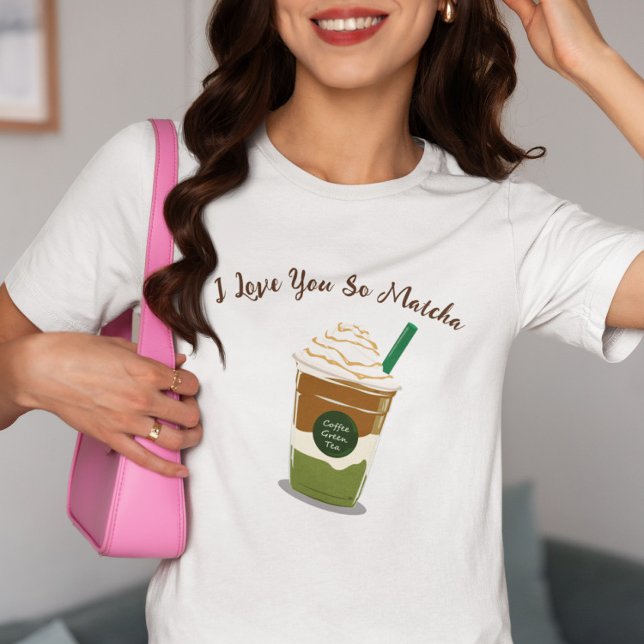 T-shirt Je t'aime tellement Matcha, matcha (Créateur téléchargé)
