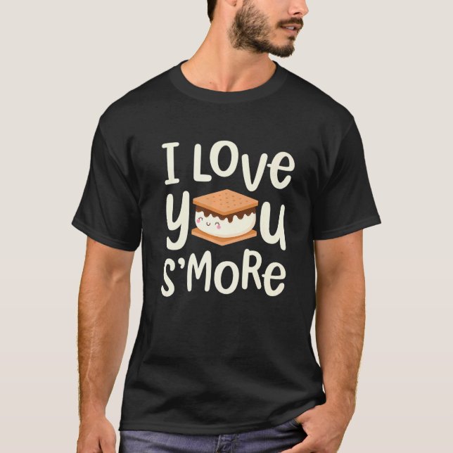 T-shirt Je t'aime tellement plus drôle Marshmellogy Style  (Devant)
