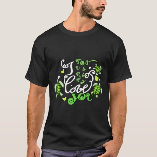 T-shirt Je t'aime totalement - Saint Valentin (Devant)