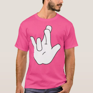 T-shirt Je t'aime vraiment Langue des Signes Américaine AS