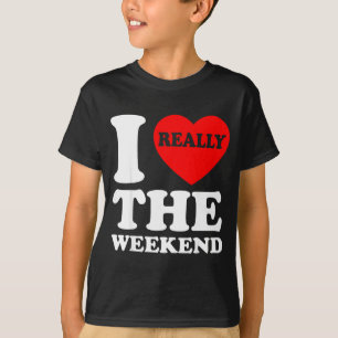 T-shirt Je T'aime Weekend Drôle Cadeaux De Couple De Campi