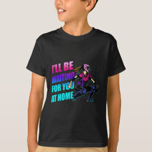T-shirt Je t'attendrai à la maison Teen Softll Catc